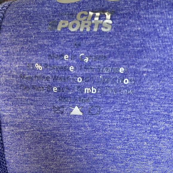 Purple Racer back tank. Medium. City Sports. - Picture 6 of 7